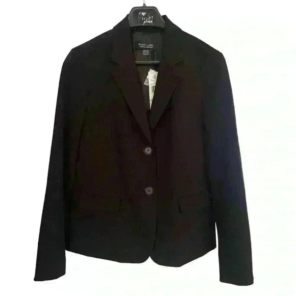 Black Label by Evan-Picone Suit Jacket Size 10 Women’s Blazer Career Interview - Picture 8 of 14